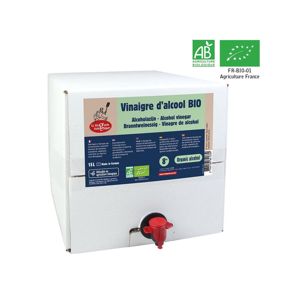 Vinagre de Alcool 8º Bio 1L | Ideal para Limpeza