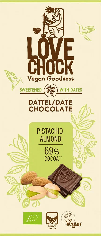 99% Dark Chocolate Bar | Organic Vegan Direct Trade | 70g