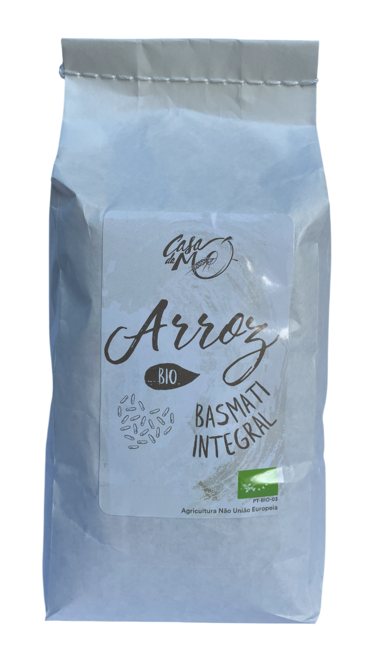 Organic Wholegrain Basmati Rice 1kg | Casa da Mó