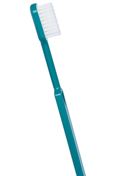Toothbrush with bioplastic handle and removable head Adult | Soft | Turquoise Blue | Caliquo