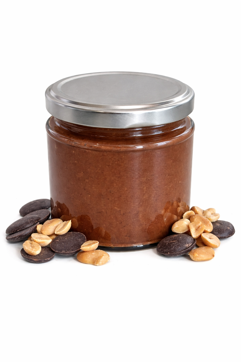 Mantequilla de maní orgánica y chocolate negro