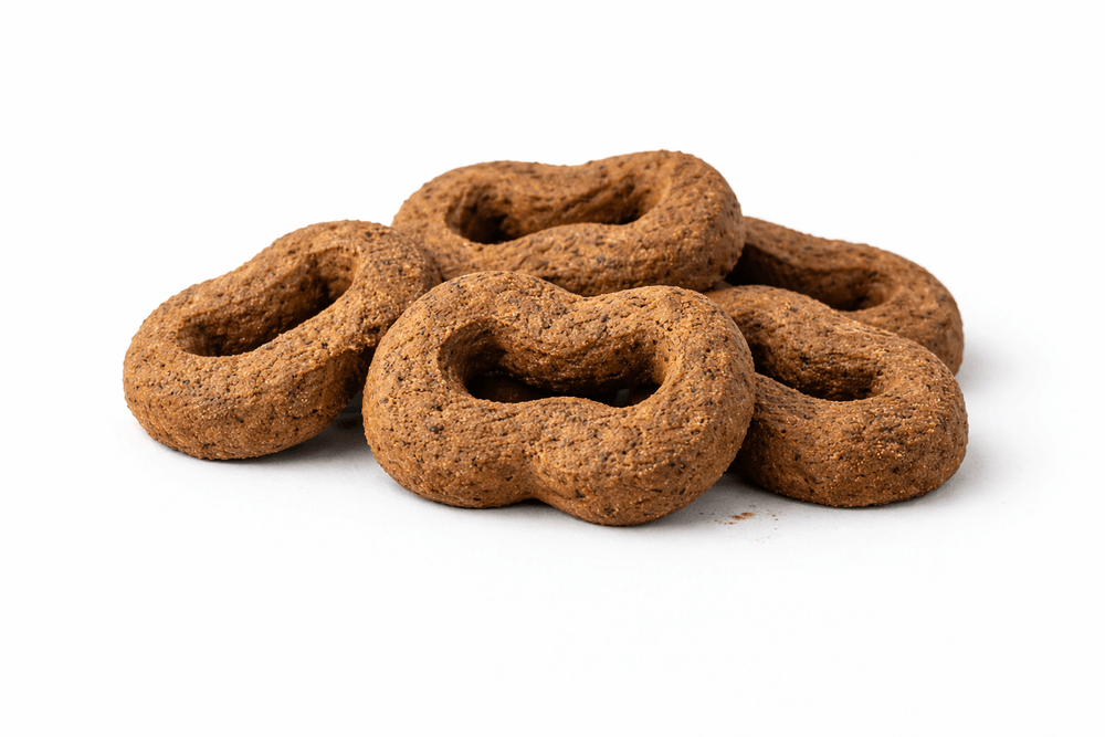 Galletas orgánicas de algarroba y trigo sarraceno