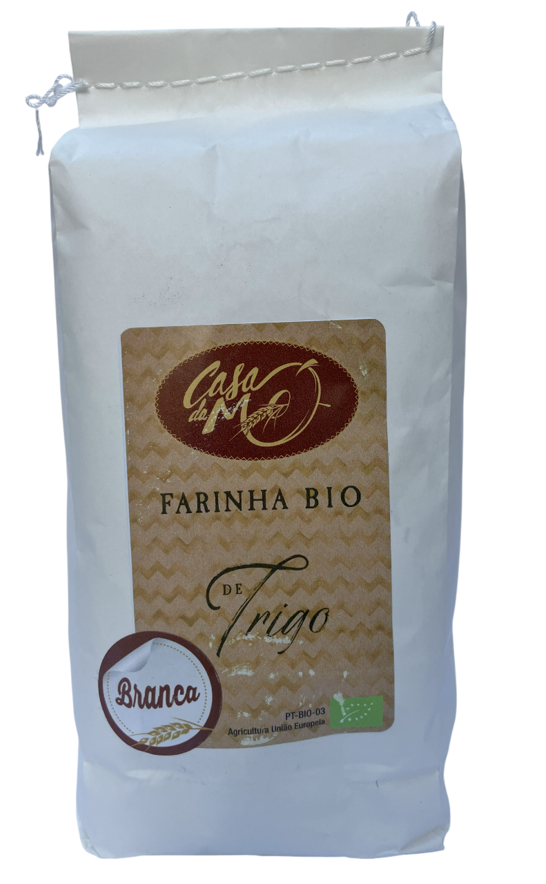 Harina de trigo blanca ecológica 1 kg | Casa da Mó