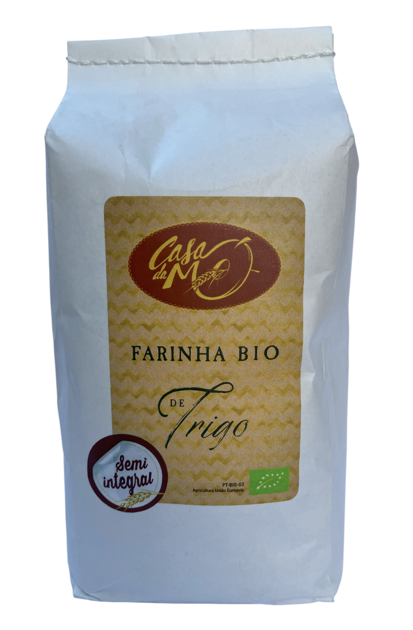 Farinha de Trigo Semi Integral Bio 1kg | Casa da Mó