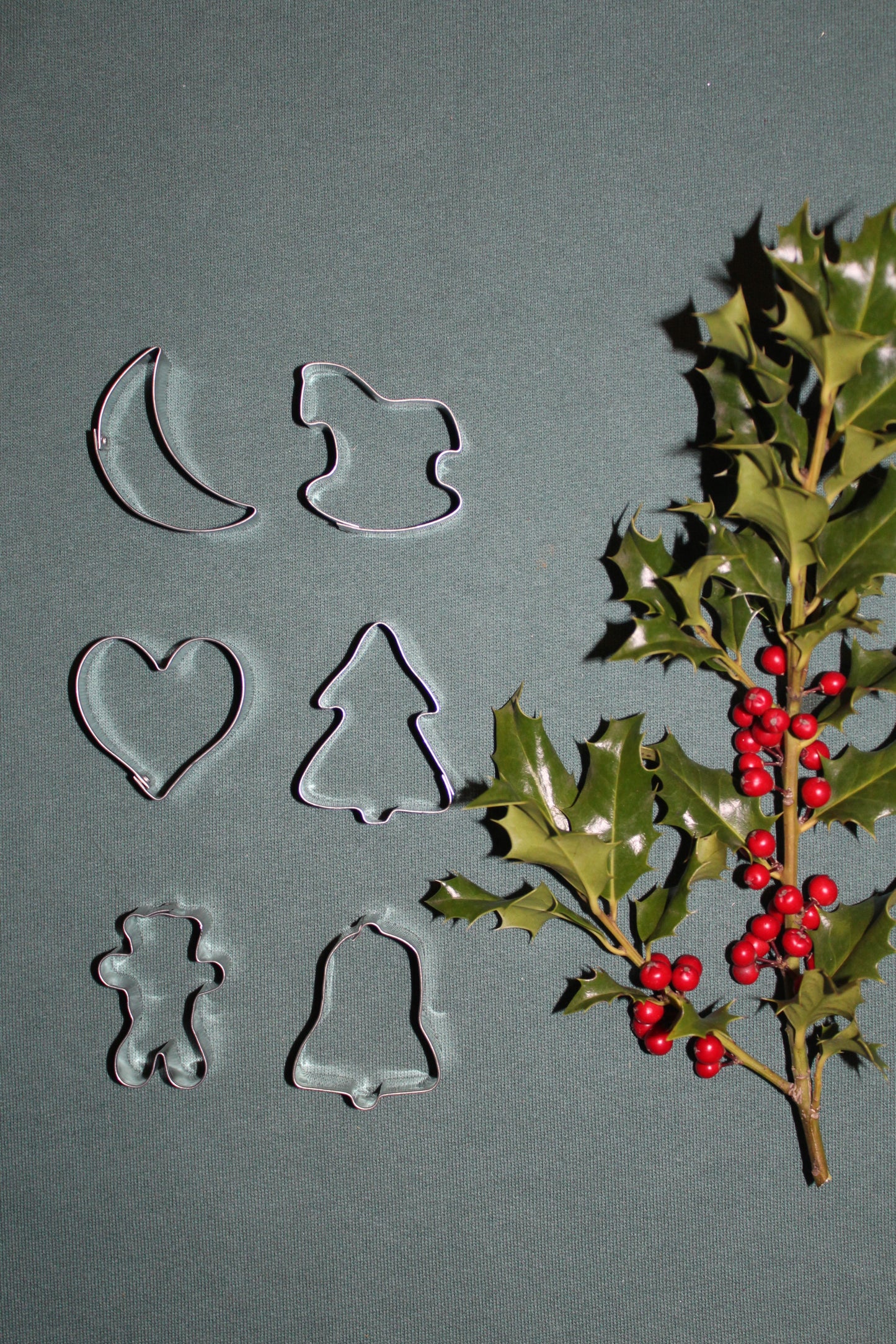 Formas de Natal | Conjunto de 6 Cortadores em Folha de Flandres