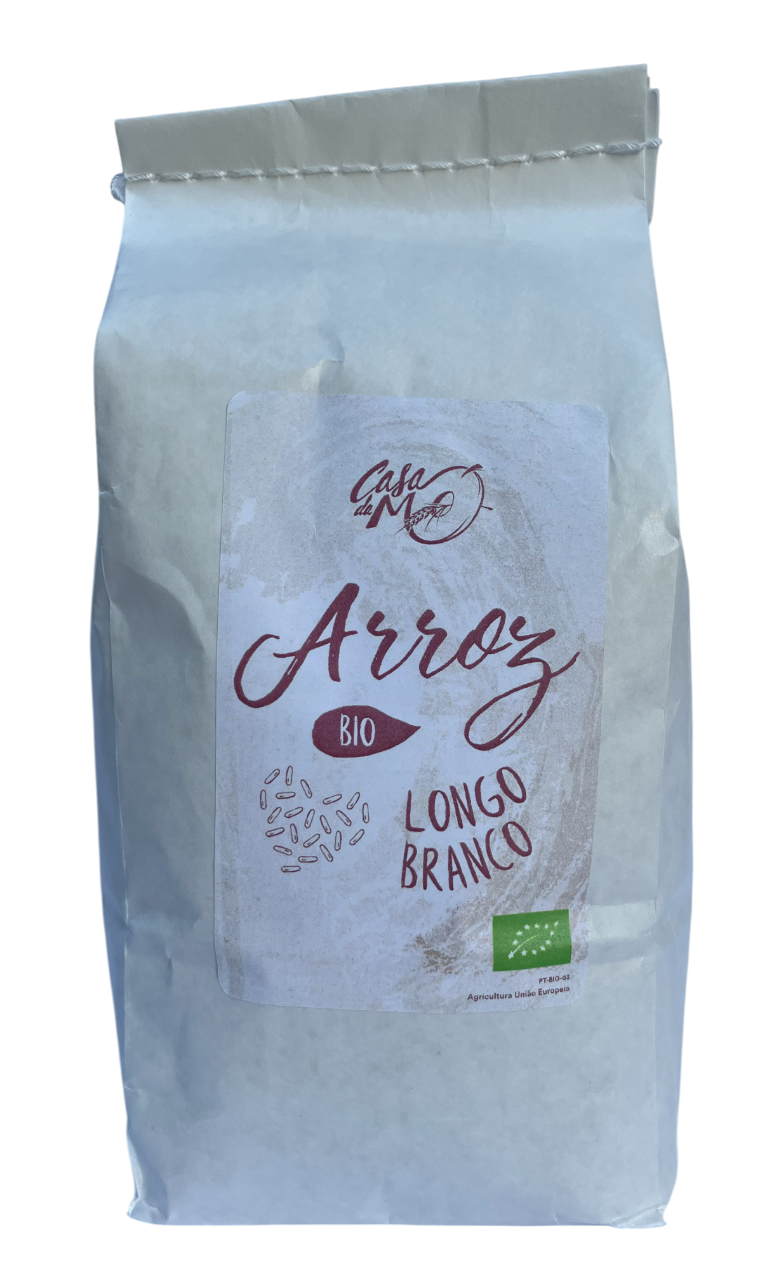 Organic Long White Rice 1kg | Casa da Mó