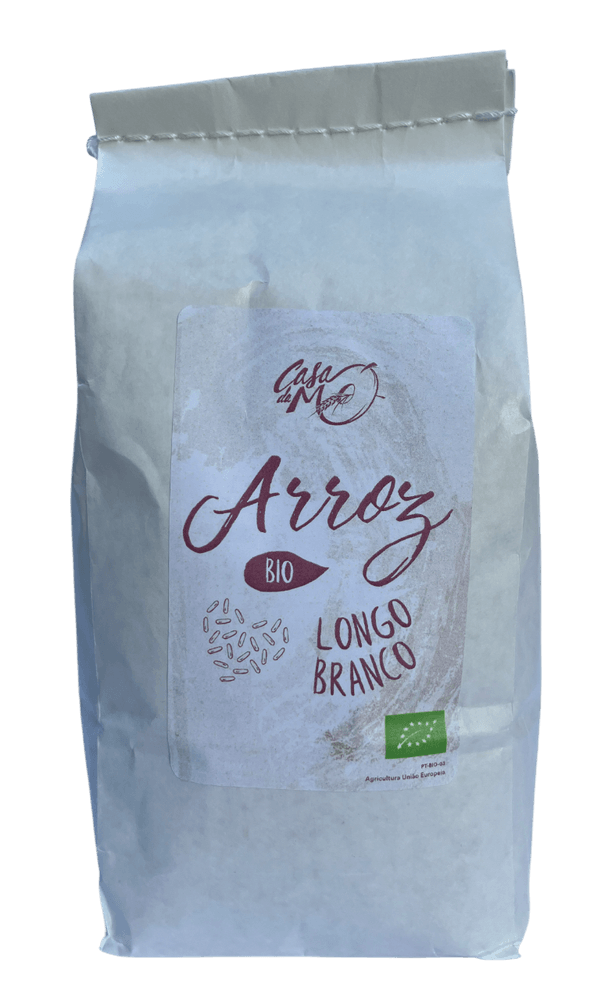 Arroz Longo Branco Bio 1kg | Casa da Mó