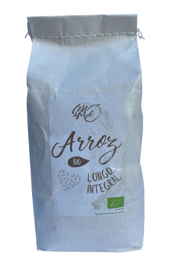 Arroz Integral Largo Ecológico 1kg | Casa da Mó