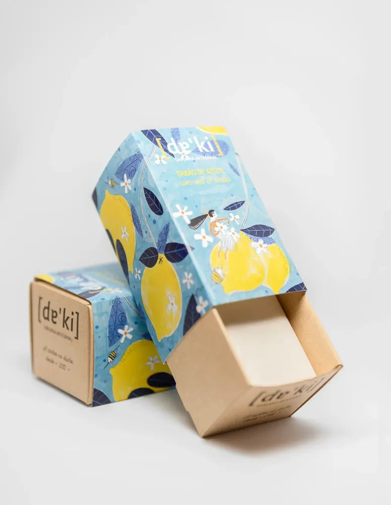 100% Olive Oil Soap | Honey and Lemon | Daki