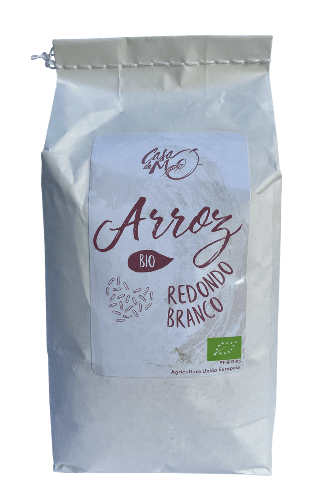 Arroz Redondo Blanco Ecológico 1kg | Casa da Mó