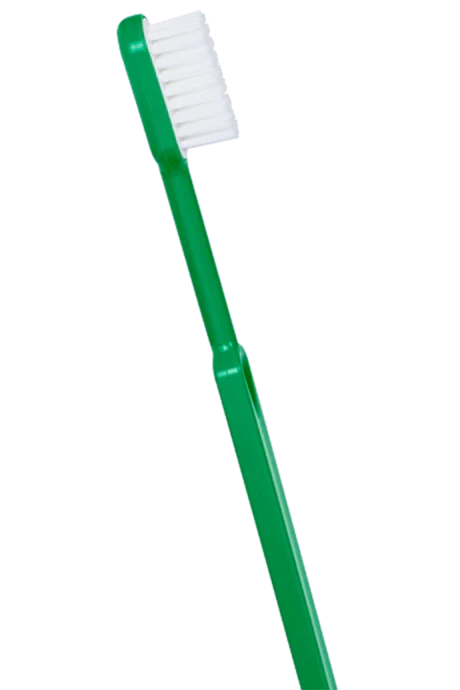Escova de dentes com cabo de bioplástico e cabeça amovível Adulto| Suave | Verde | Caliquo