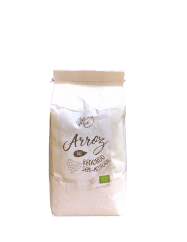 Arroz Redondo Semi-Integral Bio 1kg | Casa da Mó
