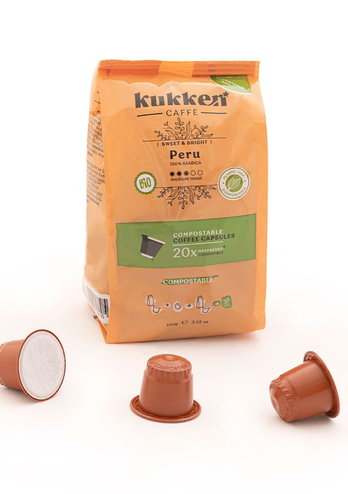Café do Peru em cápsulas, embalagem do produto