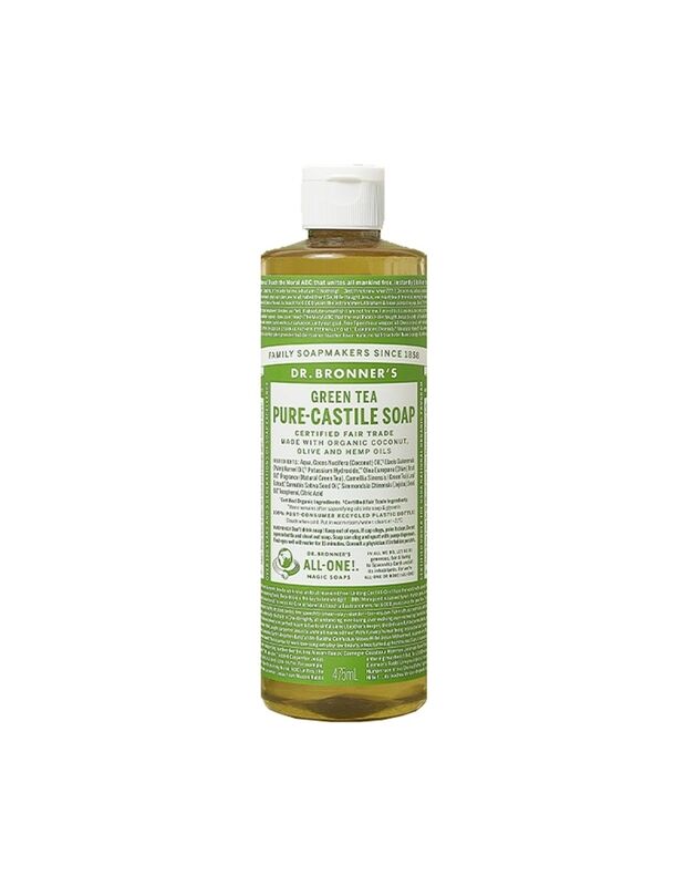 Sabonete Líquido Biológico Chá Verde 475ml | Dr. Bronner's