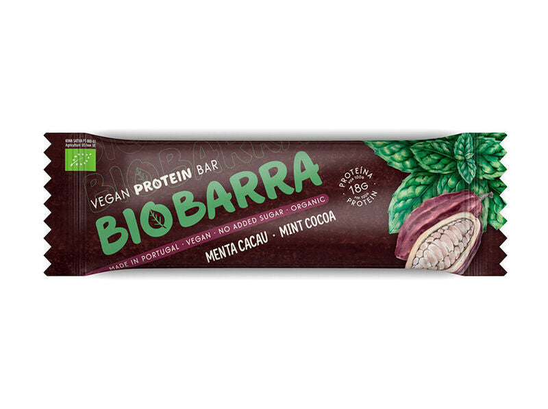Barra de Protéica de Cacau e Menta Bio