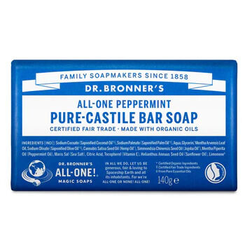Jabón de menta orgánico del Dr. Bronner