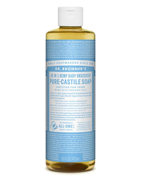 Sabonete Líquido Biológico Suave Bebé 475ml | Dr. Bronner's