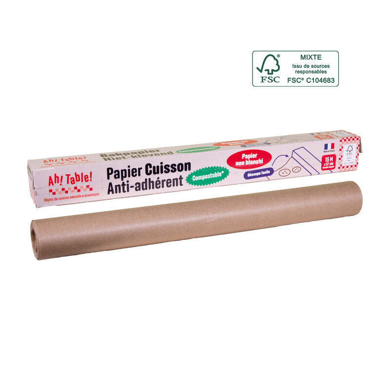 Papel Vegetal Ecológico Anti Aderente | 37cm x 15m