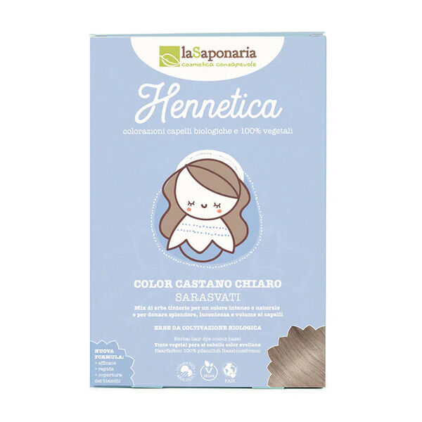Tinte vegetal para el cabello - Castaño claro | 100 g