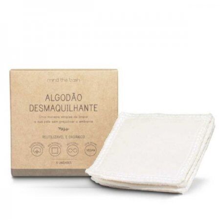 Discos de algodón desmaquillantes reutilizables 2 en 1