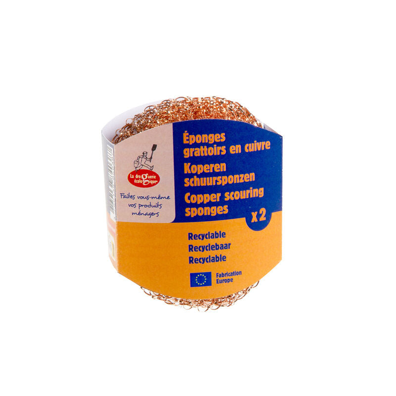 Estropajo de cobre 20 g | 2 unidades