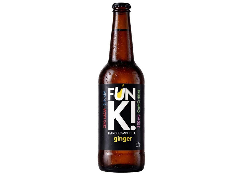 Hard Kombucha Bio I FUN K! Gengibre e Limão 330ml