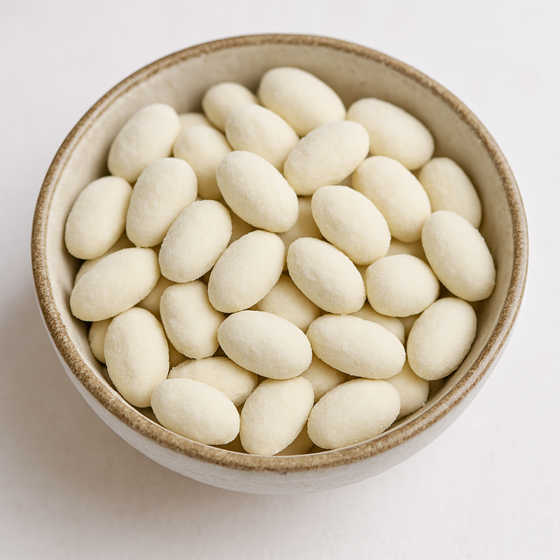 Chocolate blanco orgánico de almendras y coco | Vegano y sin gluten