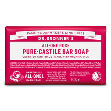 Jabón de rosas orgánico | Dr. Bronner's