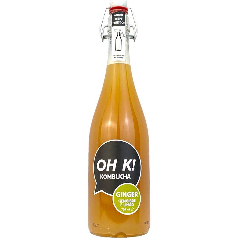 Organic Kombucha | Ginger and Lemon | 750ml