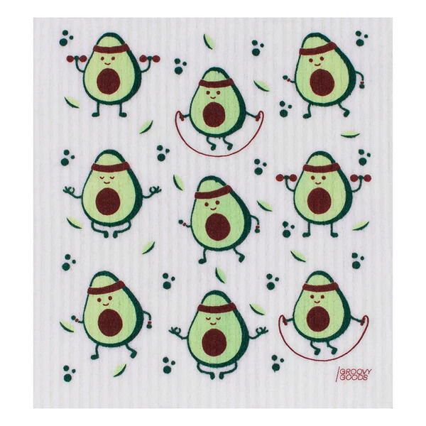 Eco-Friendly Sponge Cloth (Compostable) - Avocado