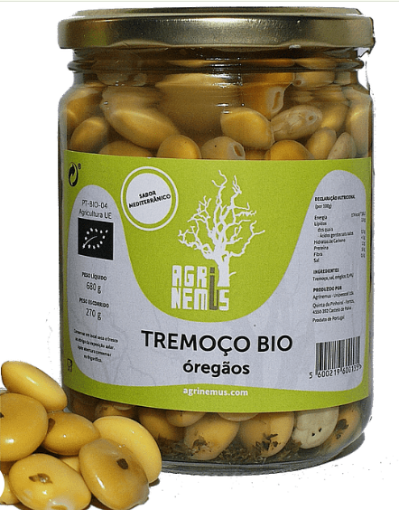 Tremoço com orégão Bio 270gr | Agrinemus