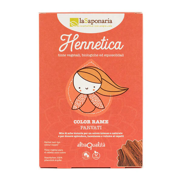 Tinta vegetal para cabelo - Cor Cobre | 100gr