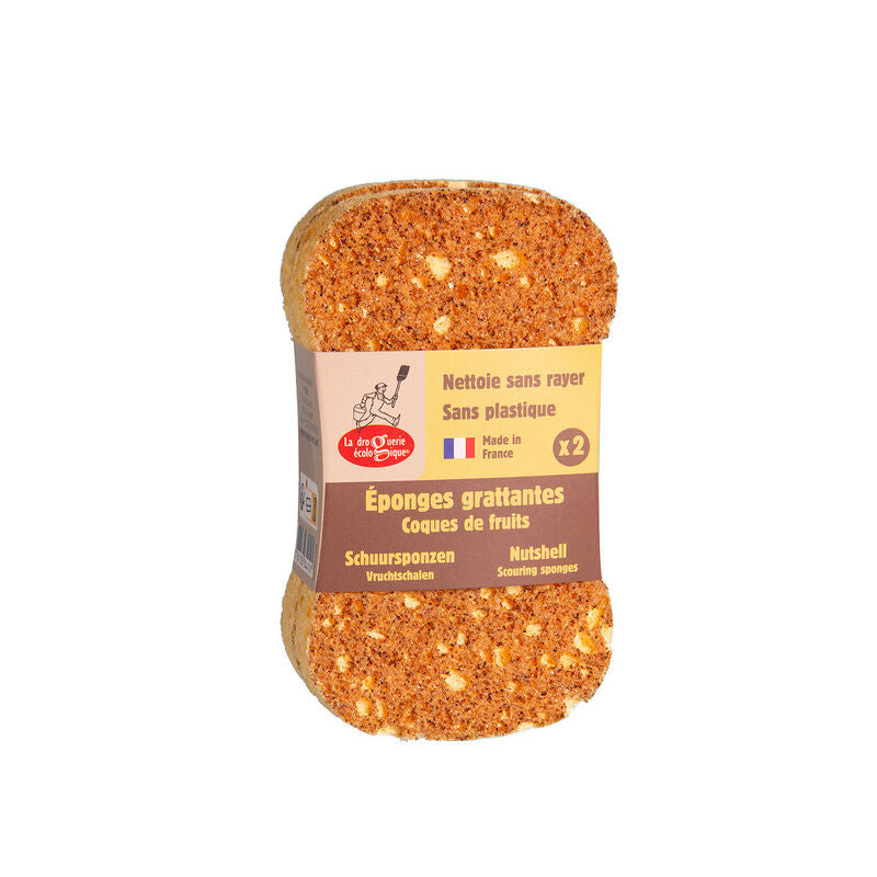 Esponja com Casca de Frutos Secos | 2 Unidades
