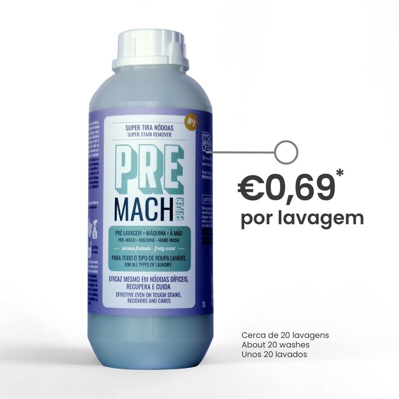 Quitamanchas biodegradable PreMach Super INOKEM