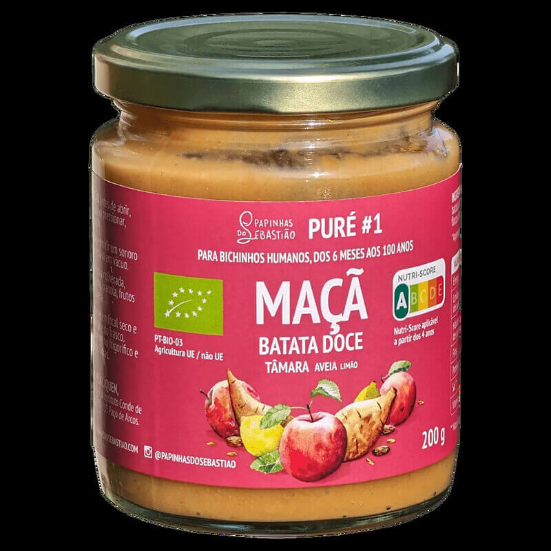 Sugar-Free Apple Puree | Sebastião's Baby Food