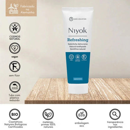 Dentifrico Natural Hortelã (sem flúor) 75ml Niyok