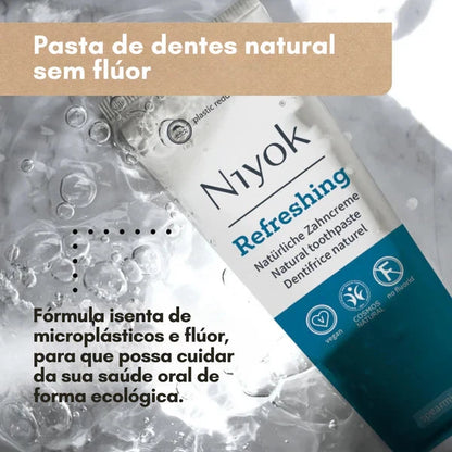 Dentifrico Natural Hortelã (sem flúor) 75ml Niyok