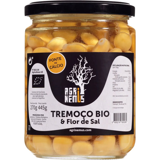 Tremoço com flor de sal Bio 270gr | Agrinemus