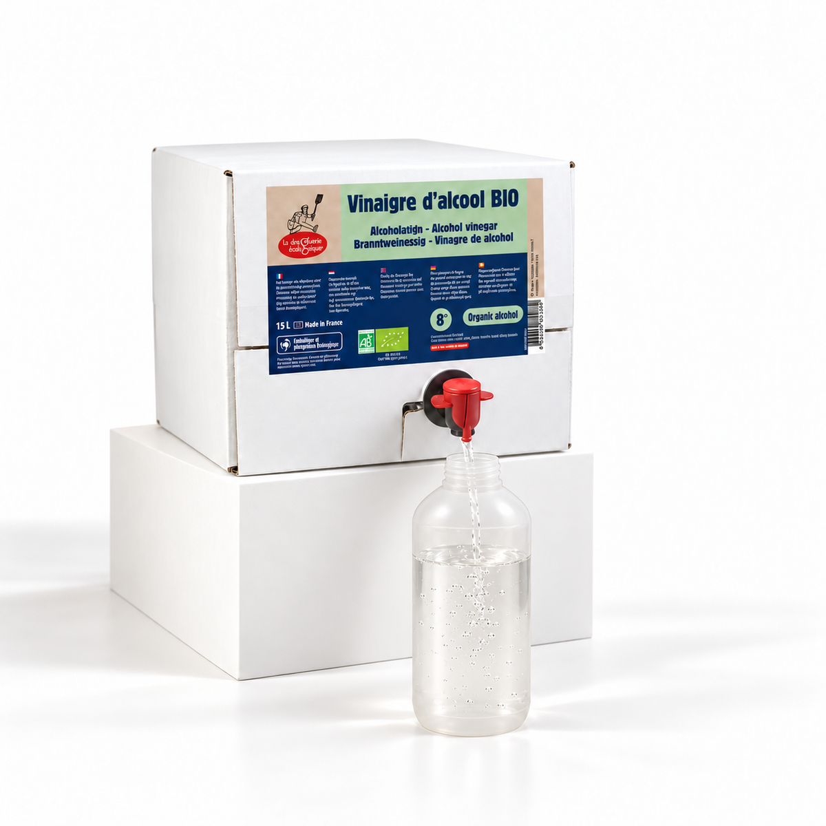 Vinagre de Alcool 8º Bio 1L | Ideal para Limpeza