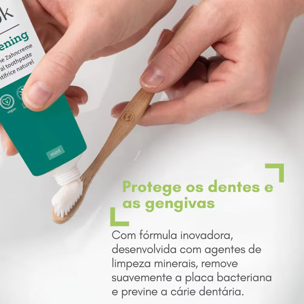 Dentifrico Natural Branqueador Menta (sem flúor) 75ml Niyok
