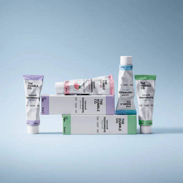 Fresh Mint Natural Toothpaste (with Fluoride) | The Humble Co.