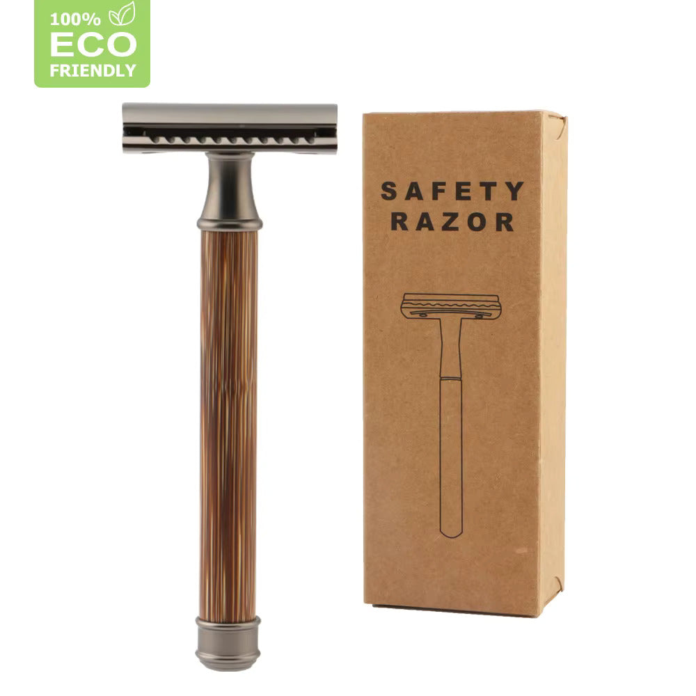 Aparelho Depilatório Bambu | Safety Razor com 5 Lâminas