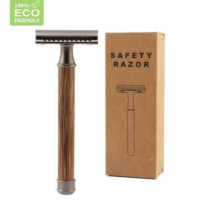 Aparelho Depilatório Bambu | Safety Razor com 5 Lâminas