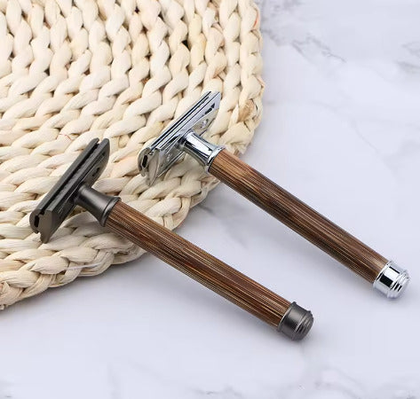Aparelho Depilatório Bambu | Safety Razor com 5 Lâminas