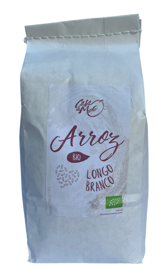 Arroz Longo Branco Bio 1kg | Casa da Mó