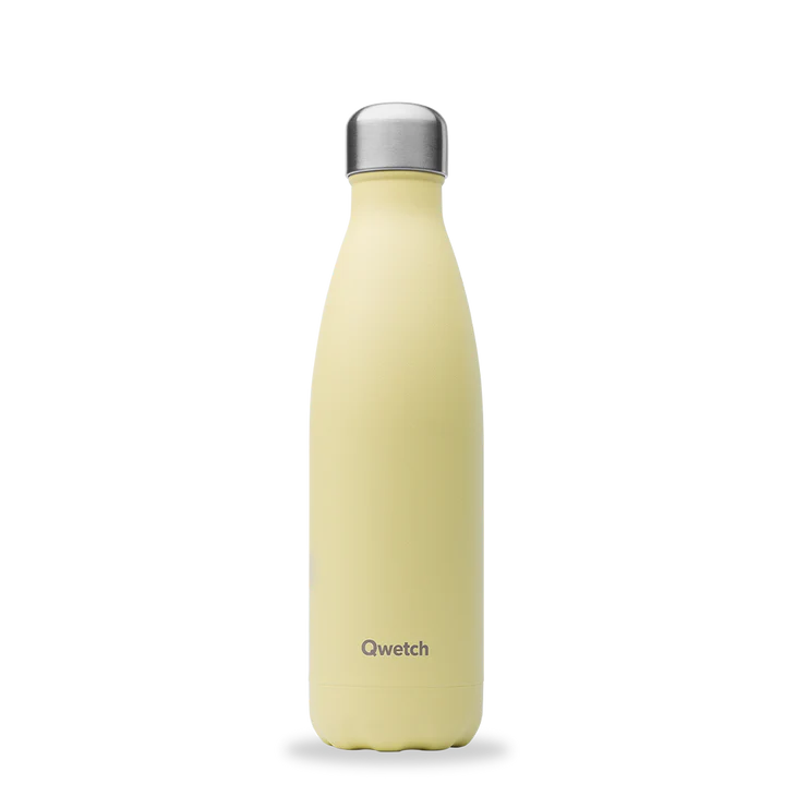 Garrafa Qwetch 500ml Amarelo Pastel