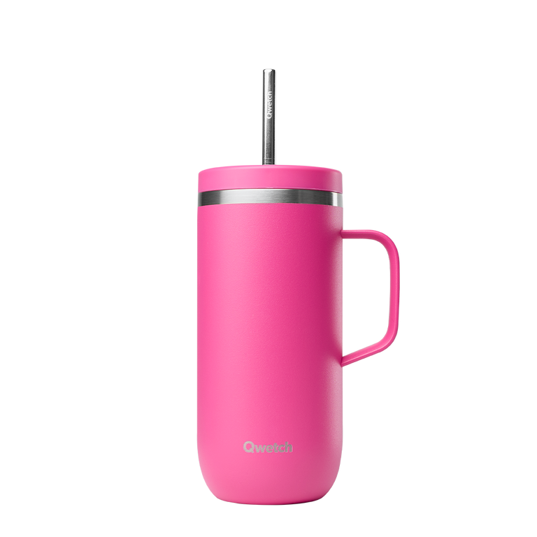 Travel Cup Isotérmico Qwecth 600ml Magenta