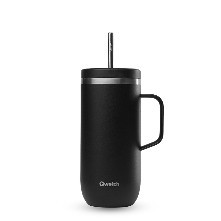 Travel Cup Isotérmico Qwecth 600ml Preto