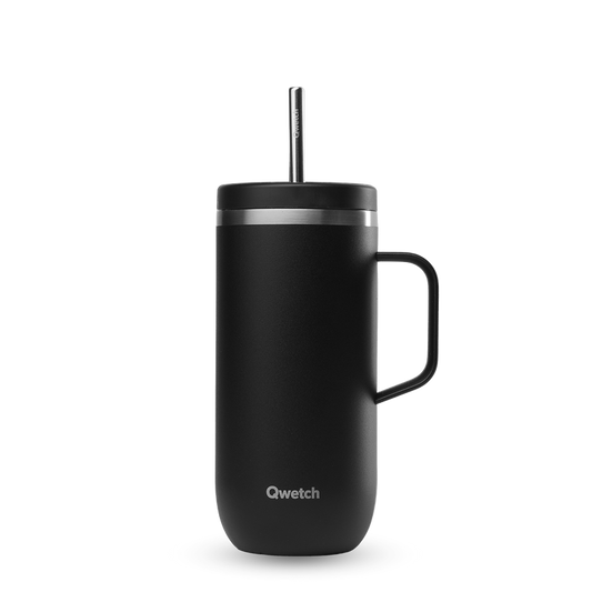 Travel Cup Isotérmico Qwecth 600ml Preto