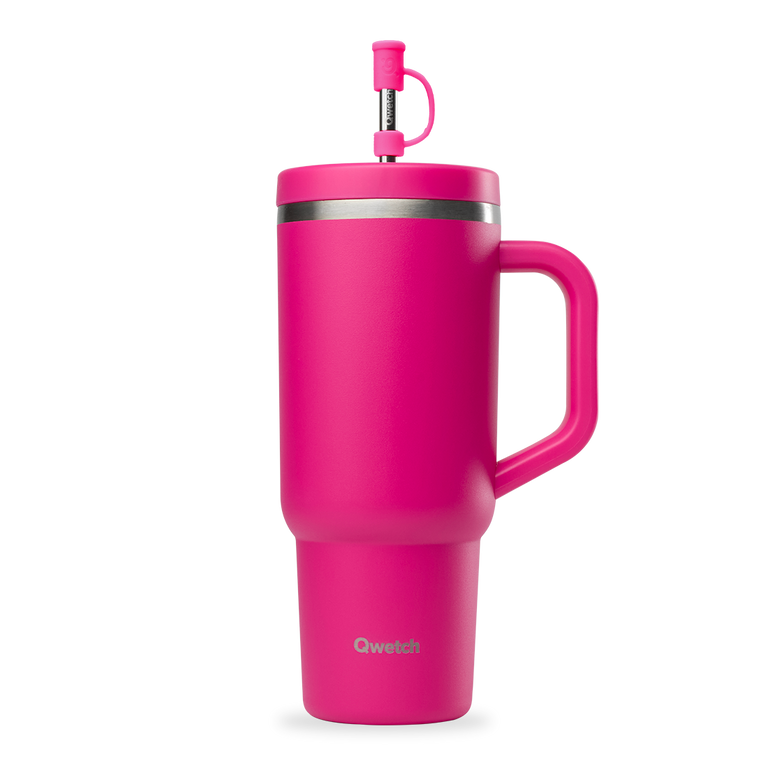 Travel Cup Isotérmico Qwecth 900ml Magenta Mate